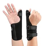 Daumenbandage Rechts und Links mit Handgelenk Bandage - Daumenschiene Sehnenscheidenentzündung Atmungsaktive Arthrose Daumenorthese für Daumen Verletzungen, Sattelgelenk