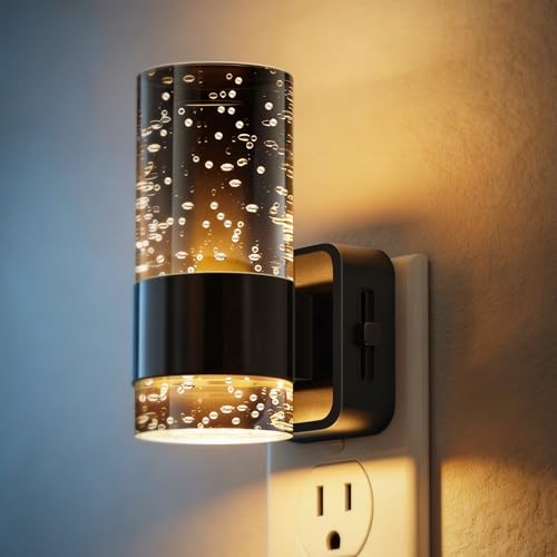 Image of JandCase Night Lights Plug into Wall, Automatic LED Night Light with 0-100LM Dimmable, 3000K Plug in Night Lights with Auto Light Sensor, for Bathroom Hallway Decor