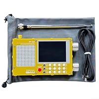 Portable Radio, DP-666 TEF6686 High Sensitivity Radio Full Band FM AM FM Shortwave Radio With 2.8 Touch LCD Color Screen (Yellow