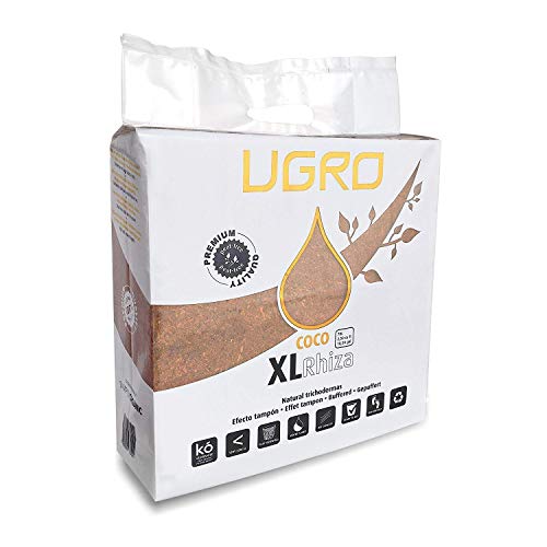 UGRO Kokoserde gepresst 70 Liter mit Endo-Mykorrhiza Kokosgries Coco XL Pflanzerde Kokossubstrat Blumenerde