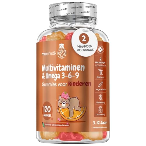 Maxmedix multivitamine gummies met 17 vitamines, mineralen en omega's