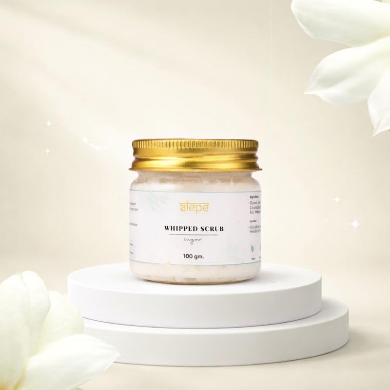 skin revitalize whipped sugar scrub jasmine 100 g - gentle exfoliating hydrating body scrub, sugar body polish for smooth radiant skin women bath spa-image-36
