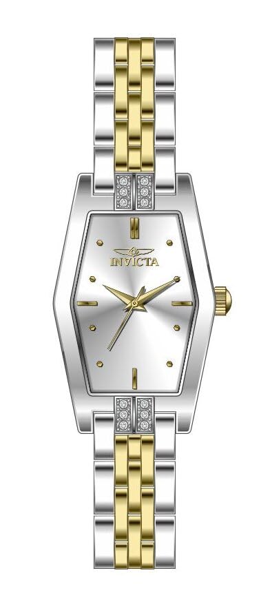 Montre quartz Invicta femme étanche acier inoxydable argenté 48133 - 3