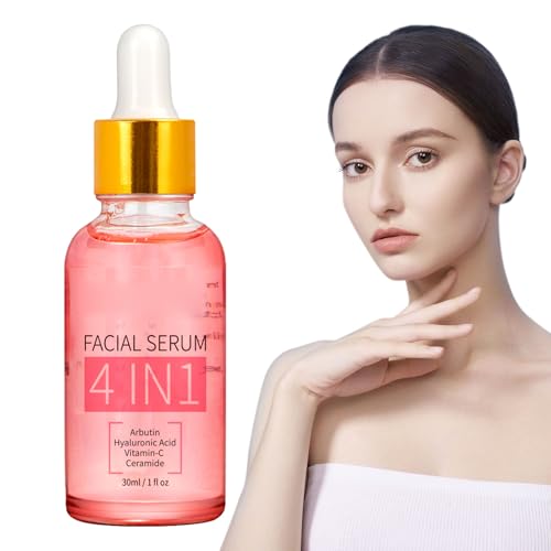 4 En 1 Ácido Hialurónico SE-rum, Sueros Iluminantes De La Cara, Líquido Iluminado De La Piel, Con Ingredientes Naturales, Textura Liviana, 30 Ml, Para Mujeres, Niñas, Esquí, Uso Diario