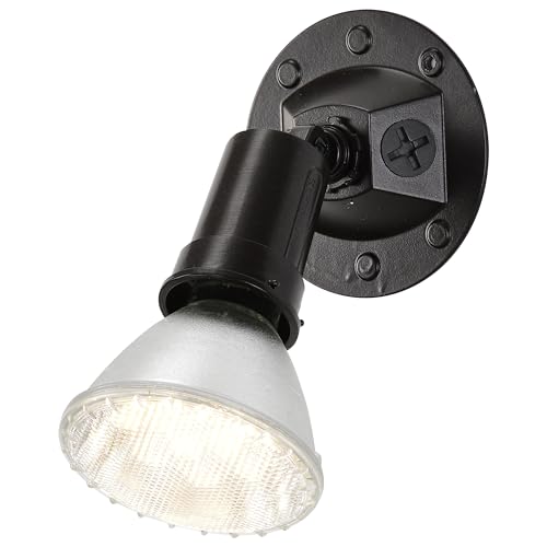 Image of Satco SF76 /521 One Light Outdoor Heavy Duty Cast Aluminum Durable Weather Proof Security Flood Light , Bronze | Heavy-duty, Durable and Weatherproof.