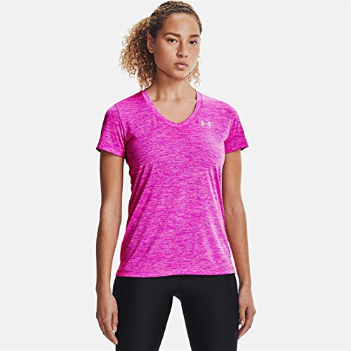 Image of Under Armour Womens Tech V-Neck Twist Short-Sleeve T-Shirt