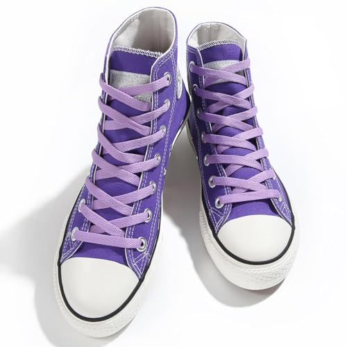 Image of VSUDO Shoe Laces for Sneakers, Shoelaces for Sneakers, Athletic Shoelaces | 8mm Flat Men Women Replacement Shoe Strings, Durable Polyester, Stay Tied, Running Walking Gym Sports Shoestrings