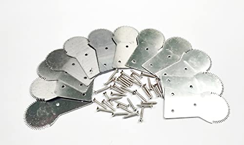 Dolphin Shop, Coconut Scraper Shredder Grater Teeth Tool Stainless Steel Grater Manual Kitchen For Kitchen Indoor Outdoor Set Of 12 Pcs With 36 Screws #TOP5