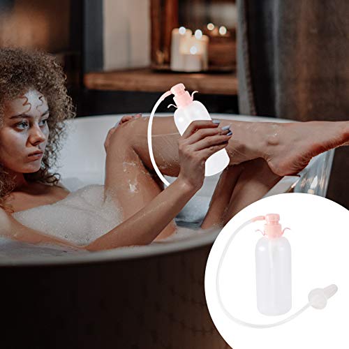 Healifty Mulheres Pós- Parto Essencial Garrafa Lâmpada Enema Anal Limpo Bidê Portátil Bidé Pulveriza
