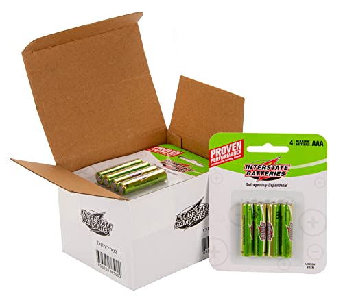 Interstate Batteries Aaa Alkaline Battery (48 Pack) All-Purpose 1.5V High Performance Battery - Workaholic (Dry7002) #TOP1