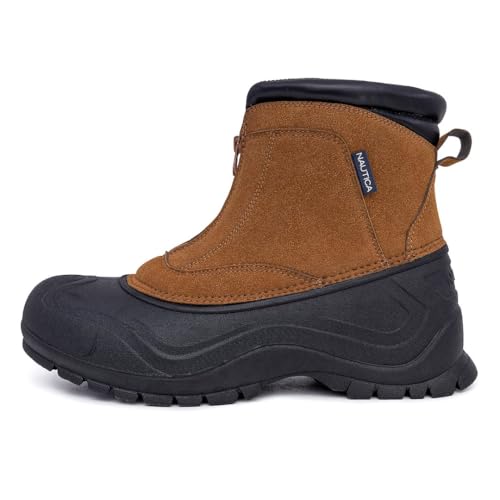 Nautica Mens Zipper Duck Boots Waterproof Shell Insulated Snow & Rain Boot2