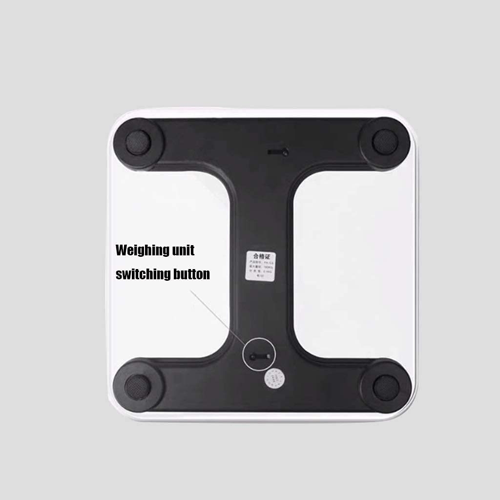 Cyfrowa waga, dokładność 0,2-180 kg Domowa waga dorośli Zdrowie Ładowanie USB Monitorowanie utraty wagi Elektroniczna waga łazienkowa(