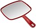 Diane Professional Quality Hand Mirror – Hand Held Mirror with Handle, Single Sided Vanity Makeup Mirror for Women, Men, Salon, Barber, Shaving, and Travel, Medium 7.5