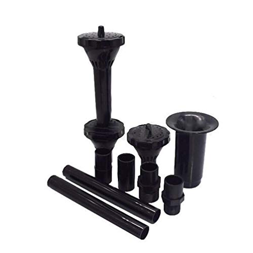 TOPBATHY 9 Pcs Fountain Pump Nozzle Set Water Spray Heads for Submersible Pump Pool Pond Fountain