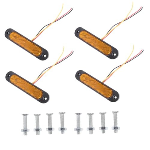Luces de emergencia para remolque de bajo consumo con señales laterales amarillas LED