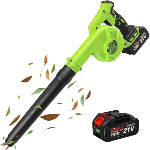 XENGVA 2-in-1 Leaf Blower Cordless, 21V Cordless Leaf Blower with 3000mAh Battery and Charger,Electric Grass Blower for Lawn Care, Speed Mode, Handheld Lightweight Battery Powered for Patio,Garden-image-24