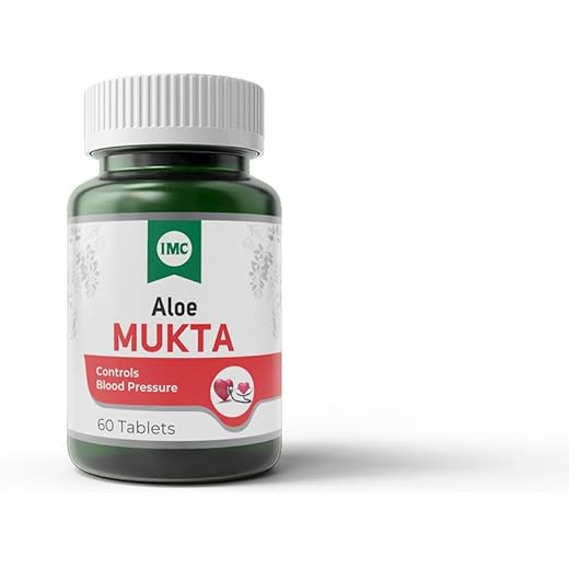 IMC Blood Pressure Control - Aloe Mukta Supplement - 60 Tabl