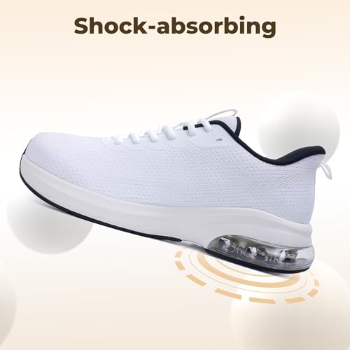 Image of IIV Mens Walking Shoes with Arch Support Wide Toe Box Tennis Sneakers Plantar Fasciitis Running Shoes