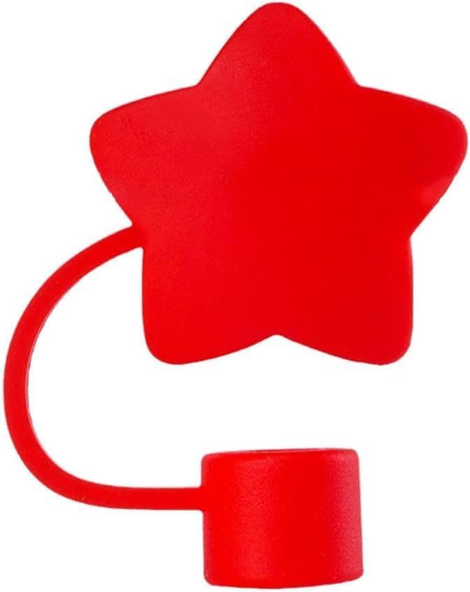 Red Star Straw Cover for Stanley 40&30 Oz Cup, 10mm Silicone Straw Covers Cap for Stanley Cup Accessories, Cute Straw Topper for Tumblers, Straw Cap Stopper for Reusable Straws Tip Lids-image-48