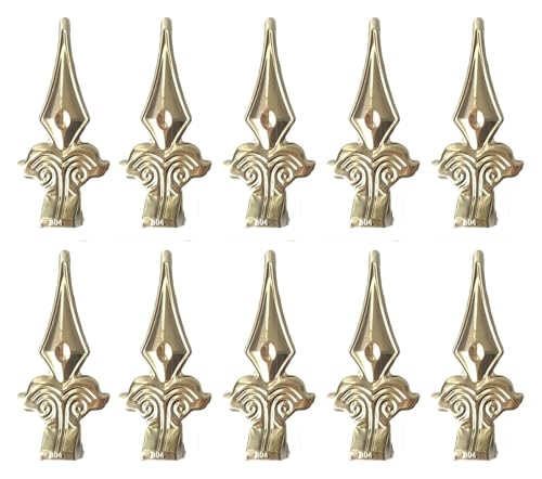 �����t�F���X���L���b�v�A ���O�|�X�g/�p�C�v�p�s�P�b�g�G���h�L���b�v�A304�X�e�����X�X�`�[���A���B���e�[�W�p�^�[���̎肷�葕���A10�A�S�[���h(25x25mm)