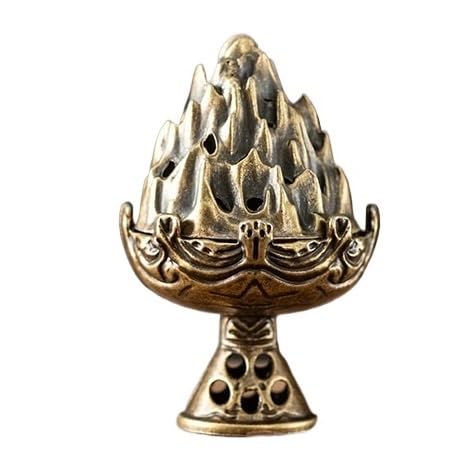 Vamior Zinc Alloy Incense Burner Censer Bowl Desk Ornament Tray(11)