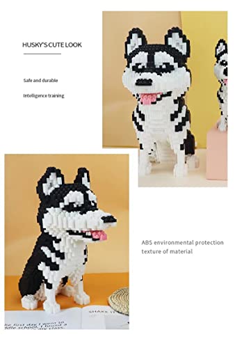 Dog Husky Micro Building Blocks Set(2524PCS) Gift for Adults and Kids