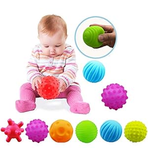Sensory Balls for Baby Sensory Baby Toys 6 to 12 Months for Toddlers 1-3, Bright Color Textured Multi Soft Ball Gift…
