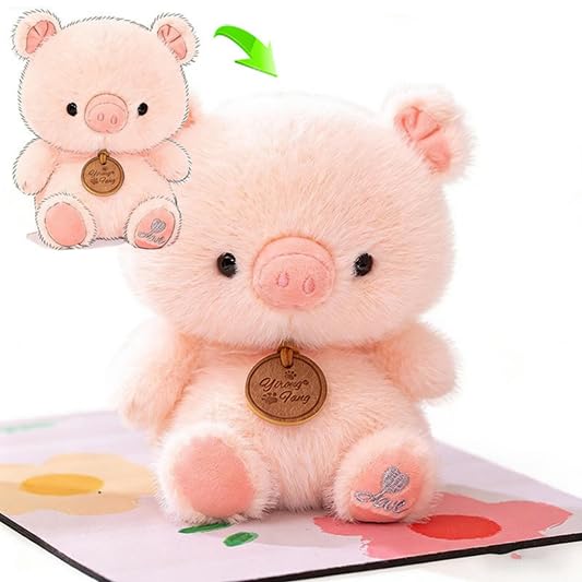 Image of SCOOBA Cute Pendant Fragrance Pig Soft Toy 18cm (Pendant Pig)