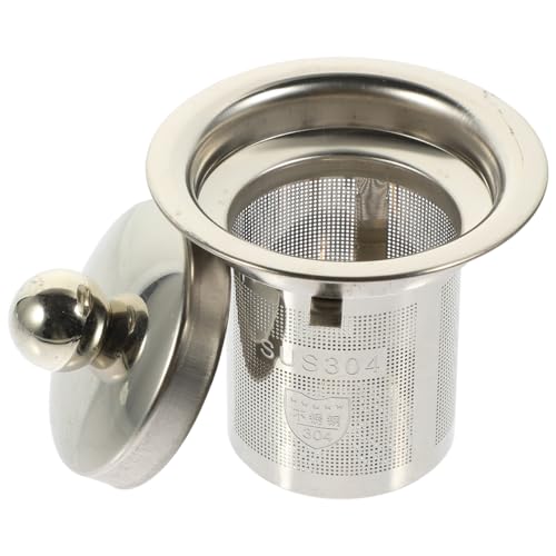 Hemoton Tea Infuser Strainers, Stainless Steel Loose Leaf Tea Strainer Stepper, Fine Mesh Ball Infusers, Diffuser Holder Filter for Mugs