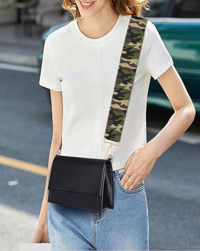 Image of Purse Strap Replacement Crossbody 2 inch Wide Shoulder Strap, Cute Handbag Strap Bag Strap Replacement Belts Adjustable