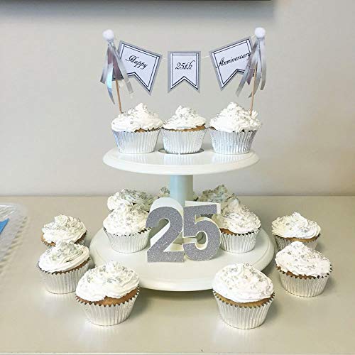 Gifbera Silver Foil Muffin Cupcake Liners/Baking Cups Standard Size, 100-Count #TOP3