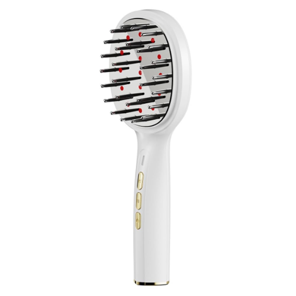 Peine EléCtrico para el Crecimiento del Cabello, AnticaíDa Cabello,con Luz Roja y Azul,Masajeador Cabelludo, Peine para el Crecimiento del Cabello, PeluqueríA por Infrarrojos
