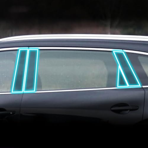 Film anti-rayures pour montants BC de Mazda CX-8 protégeant des projections