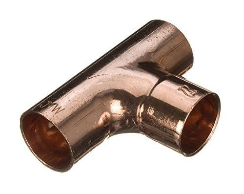 Primaflow Copper Rose 22Mm Swept Tee - End Feed