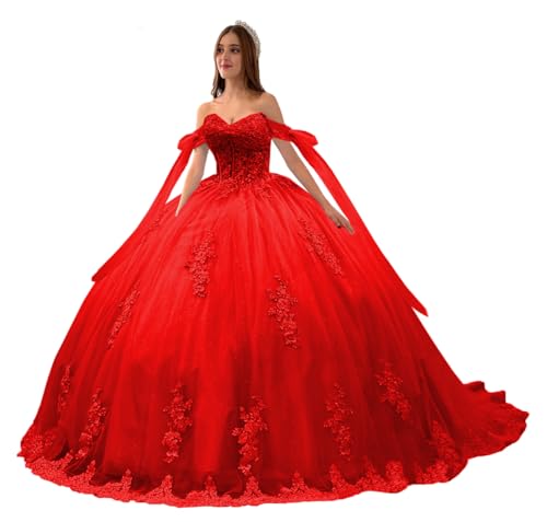 LuxeEspy Luxury Off Shoulder Quinceanera Dresses Sweet 16 Dresses