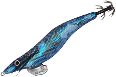 GAN Craft NT-02 Egi Bait Wood Wick, No. 4.0, Steiro Blue