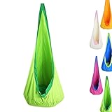 BESTE MATERIALIEN ✓ Die Hänge-Höhle Doodle besteht aus 100% Baumwolle, natürlich frei von AZO Farbstoffen, mit einem großen, herausnehmbaren, Sitzkissen (Füllung Polyester).