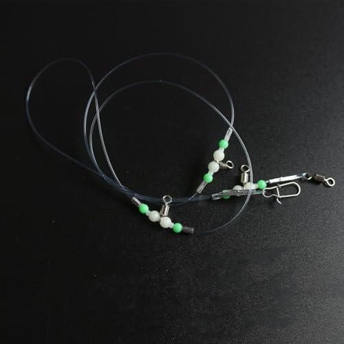 Juego de 5 anzuelos luminosos para pesca marina miniatura 5