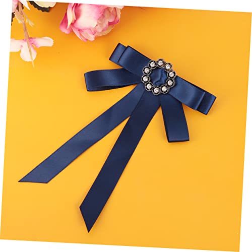 Brooche bowknot strass épingle décorative haute brillance - 7