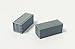 Outland Models Train Railway Accessories 20ft Freight Container Silverx2 Z Scale