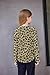 Arshiner Long Sleeve Shirt for Teen Girls Curve Hem Side Slit Girls Blouses Round Neck Tunic Tops Leopard Print Kids Tops 11-12 Years