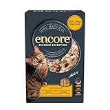 Encore 100% Natural Wet Cat Food Multipack, Chicken Selection in Jelly, 20x50g Pouches