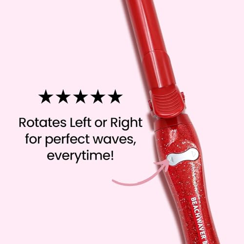 Image of The Beachwaver Co. Rotating Curling Iron Ceramic Curling Iron - Largest Barrel Size for Long Hair! | Auto-Shut Off, Travel-Friendly, Dual Voltage