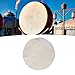WALFRONT Goat Skin Round Drum Head 400 x 0.8mm Professional Drum Accessories Delicate Surface Process Visible Texture Musical Instrument Parts Replacement
