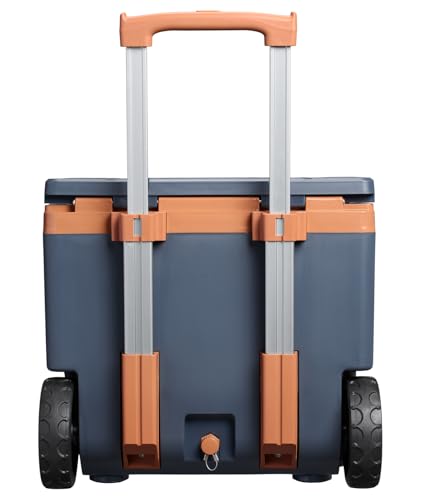 Image of Stanley Adventure Outdoor Cooler with Wheels 50 qt | Heavy Duty Outdoor Camping Cooler with Easy Carry Side Handles | BPA-Free | Twilight
