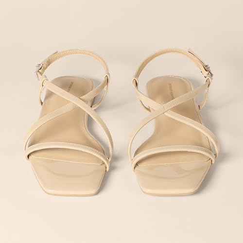 Image of Amazon Essentials Women's Flat Strap Sandals with Memory Foam