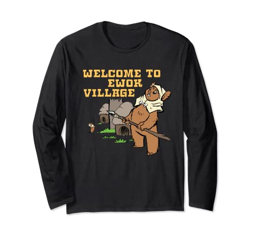 T-shirt Star Wars Ewok Village manches longues avec imprimé graphique rétro