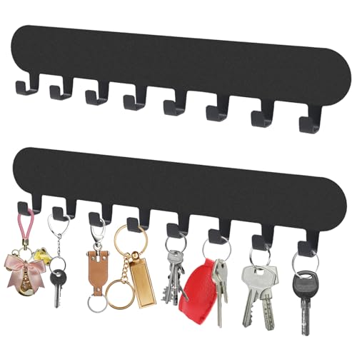 Cuelga Llaves Pared Negro Marca AIVORO