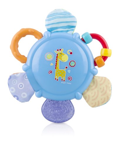 Nuby Look-At-Me Mirror Teether Toy, Colors May Vary #TOP3