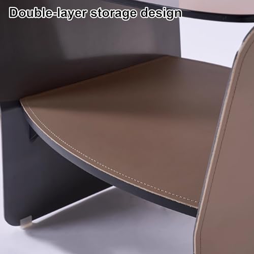 Petit bureau et table de nuit pour optimiser un studio urbain